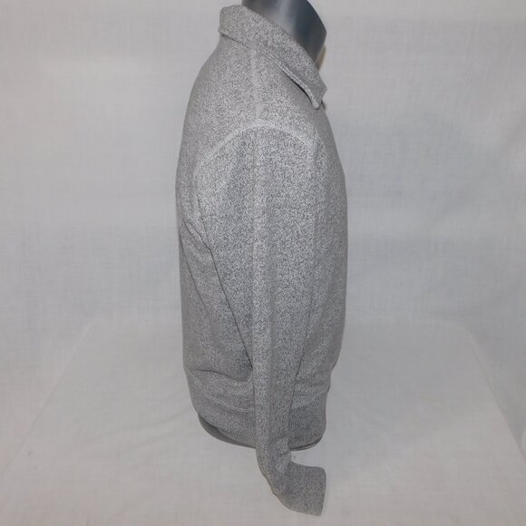 Roots Canada 1/4 Zip Salt and Pepper Pullover Collard Sweatshirt Mens XS Beaver - Picture 9 of 11